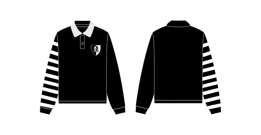 Prison Polo Design Techpack Mockup