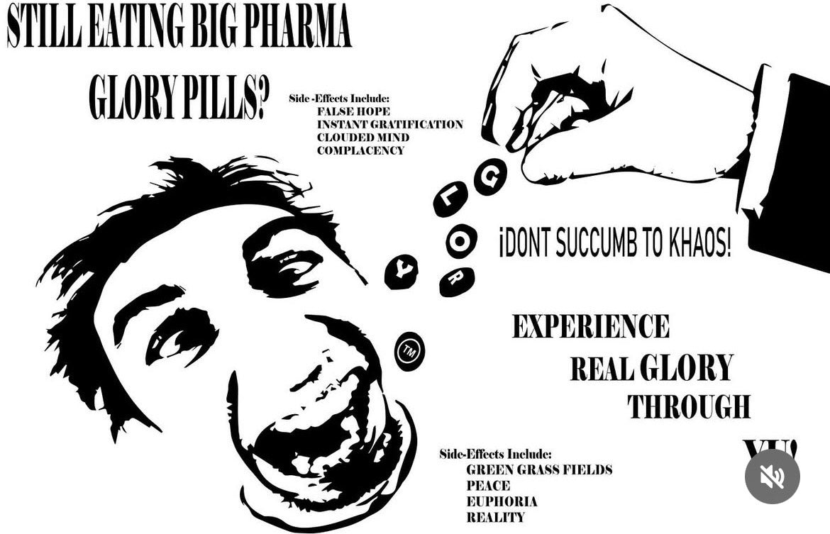 Original Yukaotic "Glory" Graphic Design Poster & Advertisement