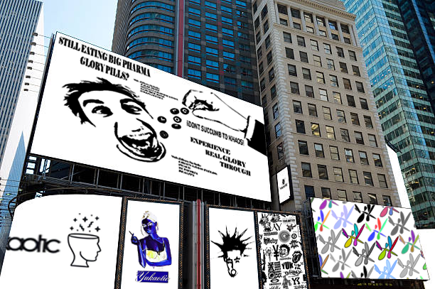 Original Yukaotic "Glory" Graphic Design Poster & Advertisement